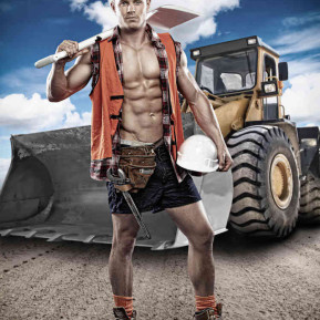 Construction Worker Male Strip Show Theme